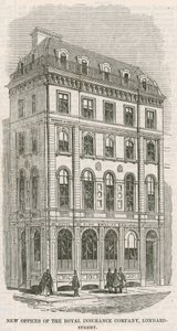 Royal Insurance Companyn uudet toimistot, Lombard Street, Lontoo tekijältä English School
