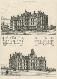 North London Hospital for Consumption, suunnittelu sijoittui toiseksi tekijältä English School