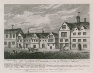 Luoteisnäkymä Merchant Taylors Hallin vanhasta rakenteesta tekijältä English School
