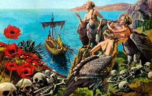 Odysseus ja sireenit tekijältä English School