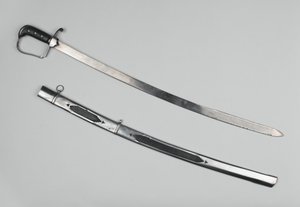 Upseerin miekka, 51. jalka, n.1809 (teräs puukahvalla) tekijältä English School