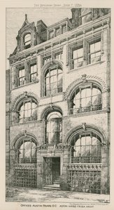 Toimistot, Austin Friars, London EC, Aston Webb, arkkitehti tekijältä English School