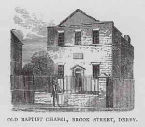Old Baptist Chapel, Brook Street, Derby (kaiverrus) tekijältä English School