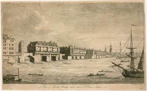 Old London Bridge, lähellä St Olaves Stairsia tekijältä English School
