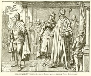 Vanhat Suabian tyypit. - Ernst of Suabian ennen Conrad II:ta, Ingelheimissa tekijältä English School