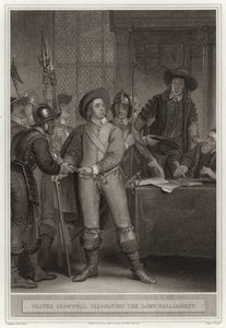 Oliver Cromwell hajottaa pitkän parlamentin tekijältä English School