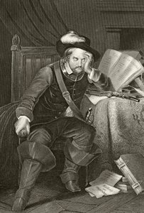 Oliver Cromwell, William Hickman Smith Aubreyn (1858-1916) teoksesta The National and Domestic History of England, julkaistu Lontoossa, noin 1890 tekijältä English School