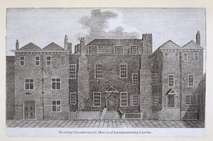 Oliver Cromwells House, Clerkenwell Close, 1800-luku tekijältä English School