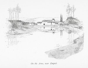Arnolla, lähellä Empolia (litografia) tekijältä English School