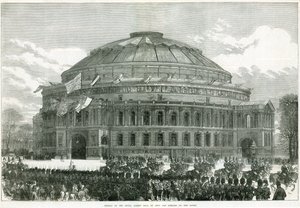 Kuningatar Victoria avaa Royal Albert Hallin tekijältä English School