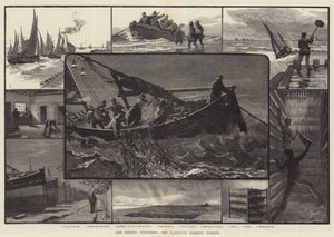 Kalastusteollisuutemme, Yarmouth Herring Fishery (kaiverrus) tekijältä English School