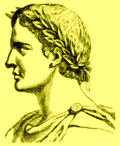 Ovidius Naso, kuvitus teoksesta The Illustrated History of the World, julkaistu noin 1880 (digitaalisesti paranneltu kuva) tekijältä English School