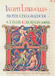 Sivu Winchesterin Raamatusta, n. 1150-80 (vellum) tekijältä English School
