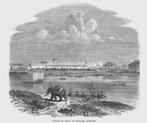 Shuja Ud Dowlahin palatsi, Lucknow (kaiverrus) tekijältä English School
