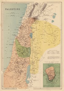 Palestiina (värilitografia) tekijältä English School
