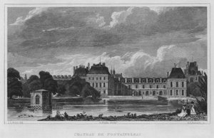 Paris, Chateau De Fontainebleau (kaiverrus) tekijältä English School