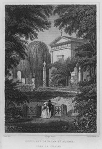 Pariisi, Talman ja muiden muistomerkki, Pere La Chaise (kaiverrus) tekijältä English School