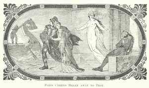 Paris kantaa Helena Troijaan (kaiverrus) tekijältä English School