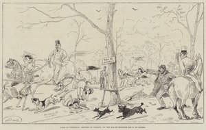 Pariisi hevosen selässä, Bois de Boulogne ja Madame de Lesseps (kaiverrus) tekijältä English School