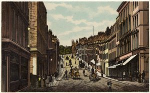 Park Street, Bristol (väri litho) tekijältä English School