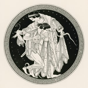 Peleus ja Thetis (kaiverrus) tekijältä English School