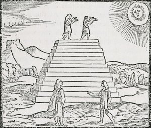"Peruians Worshiping the Sun", julkaisusta "The Narrative and Critical History of America", toimittanut Justin Winsor, Lontoo, 1886 tekijältä English School