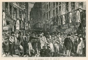 Petticoat Lane (Middlesex Street), Lontoo, 1870 tekijältä English School