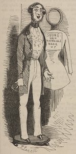 "Physiology of the London Idler: Chapter VI - Concerning the Gent", Punch tai London Charivari, Voi. 3, s. 60 tekijältä English School