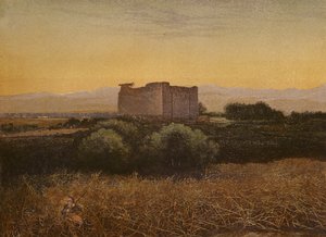 Raamatussa mainitut paikat: Jeriko, lounaasta (chromolitho): Jeriko, lounaasta (chromolitho) tekijältä English School