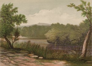Raamatussa mainitut paikat: Jordan-joki (chromolitho) tekijältä English School