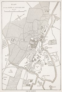 Lucknowin kaupungin suunnitelma, Cassells Illustrated History of England tekijältä English School