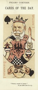 Pelikortti William I:n ja Otto von Bismarckin kanssa tekijältä English School