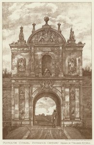 Plymouth Citadel, Entrance Gateway (litho) tekijältä English School