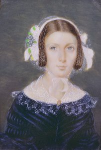Fanny Brawnen muotokuva, 1833 (wc paperilla)