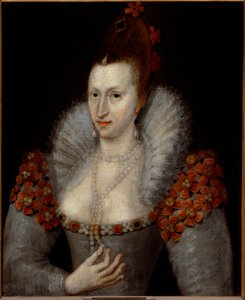 Anne of Denmark muotokuva (maalaus tekijältä English School