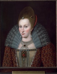 Anne of Denmark muotokuva (maalaus tekijältä English School
