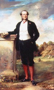 Muotokuva Beilby Richard Lawleystä (1818-80) 2. Baron Wenlock (öljy kankaalle) tekijältä English School