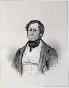 Muotokuva Charles Joseph Hullmandelista (1789-1850), kaiverrettu G.B. Bleck, 1851 tekijältä English School