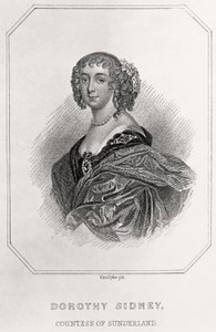 Sunderlandin kreivitär Dorothy Sidneyn muotokuva, 1835 tekijältä English School