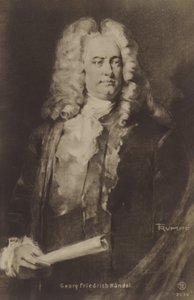 George Friedrich Händelin muotokuva tekijältä English School