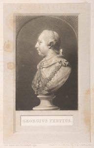George III:n muotokuva rintakuvasta, Frederick Augusta Barnard, Kuninkaallisen kirjaston katalogi, osa I, etupuoli tekijältä English School