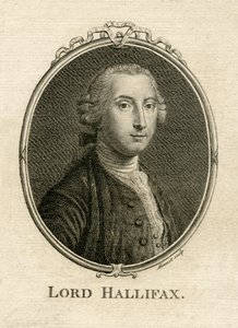 George Montagu Dunkin, Halifaxin 2. jaarlin (1716-71) muotokuva, kaiverrus Aliamet tekijältä English School