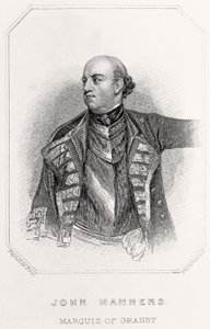 Granbyn markiisin John Mannersin muotokuva, 1835 tekijältä English School