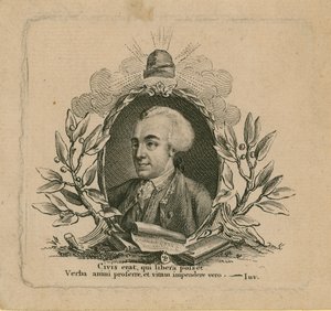 John Wilkesin muotokuva tekijältä English School