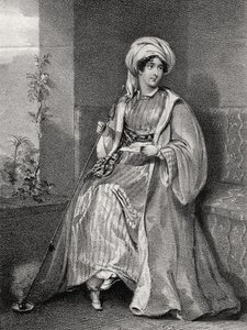 Lady Hester Stanhopen muotokuva, tekijältä English School