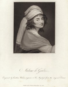 Madame de Genlisin muotokuva tekijältä English School