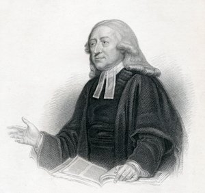 Pastori John Wesley A. M.:n muotokuva, 1800-luku tekijältä English School