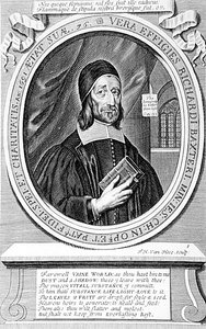 Frederick Hendrick van Hoven (1628-98) kaivertama Richard Baxterin (1615-91) muotokuva
