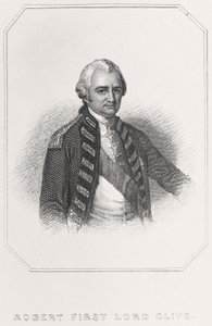 Robert 1. Lord Cliven muotokuva, 1835 tekijältä English School