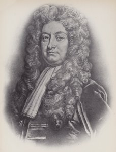 Sir Hans Sloanen muotokuva Knellerin maalauksen jälkeen (litho) tekijältä English School